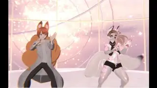 [VRchat dance] Chochinbi et Ginko (ft.KitsanFloras)