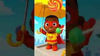 Детская песенка &laquo;Конфетный дождь&raquo;! 🍬🍭🍫☔ #детскиестишки #детскиепесни #мультфильм