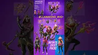 INFINITE DRIFT SET TONIGHT? CODE: LLAMAKIND #AD #FORTNITE #SHORTS #ITEMSHOP