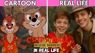 🐿Chip and Dale in REAL LIFE! (AI Transformation Comparison Disney Rescue Rangers)