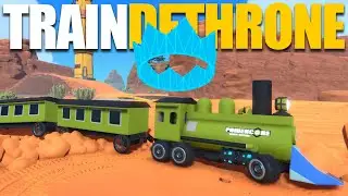 Choo-choo! Unleashing Train Power on Dethrone Island! Trailmakers Multiplayer!