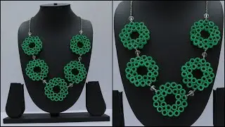 Extra Beautiful Paper Jewelry Making at Home !!! Handmade Paper Jewelry