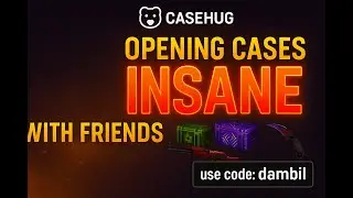 Opening Cases on Casehug With Friends &mdash; INSANE Battle Wins! use code: dambil