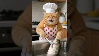 The Cat Who Stole the Fisherman&rsquo;s Fish | Funny Animal Animation | #shorts #shortvideo #viral #meow