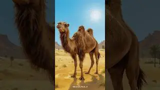 Bactrian camel🤔#shortsfeed #trending #facts #shorts