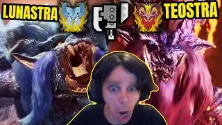 TEOSTRA Y LUNASTRA EN DUO *HACHA ESPADA* | MONSTER HUNTER WORLD