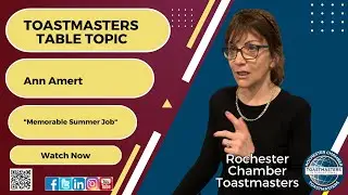 Toastmasters Table Topic - Ann Amert - 