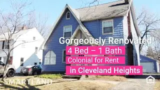 4 Bed &ndash; 1 Bath Colonial for Rent in Cleveland Heights