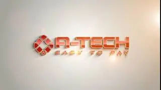 Clean Particles logo animation (A-TECH)