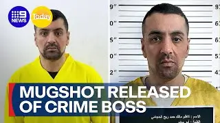 Mugshot released of notorious Melbourne crime boss arrested in Iraq | 9 News Australia