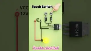 Touch on of switch system connection##Kundan electrical#shorts video