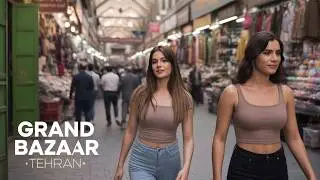 Grand Bazaar Tehran &ndash; Main Courtyard Walk | Persian Culture & Market Life