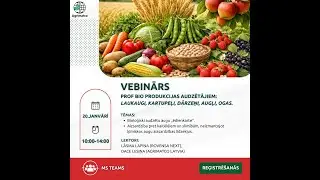 Vebinārs   PROF BIO produkcijas audzētājiem 1.DAĻA