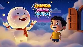 2. Chanda Mama Door Ke | चंदा मामा दूर के | Cute Baby Song | Hindi Nursery Rhyme