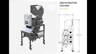 Seed Extraction Machine SD-1050 by Esde Machinery