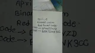 Binance Red Packet Box Code 🎁👉 Today,Apri18