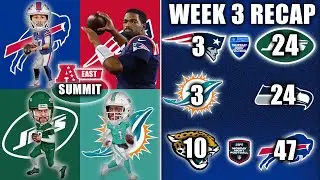 AFC EAST SUMMIT: NFL Week 3 Recap | NFL Week 4 Matchups