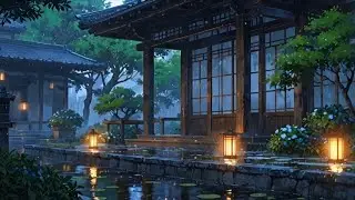 Quiet Night Under the Rain 🌧Relaxation Music for Calm Nights & Deep Sleep