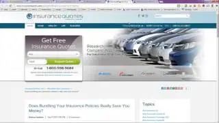 Auto, Home Insurance Quotes and Bundle Packages