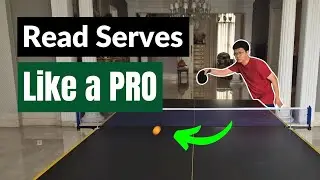 Can You Read Serves Like a Table Tennis PRO?
