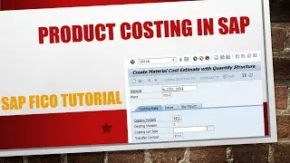 How to Create Product Cost Estimate (CK11N) in SAP | Step-by-Step Tutorial
