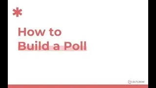 How to build a Poll with Outgrow