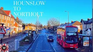4K|London🚌Route120|Hounslow,Heston,Southall Green,Southall,Northolt