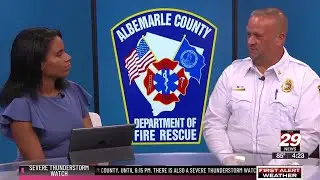 Community Conversation: Battalion Chief Shawn Maddox with Albemarle County Fire Rescue (07-01-25)