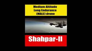 Shahpar-II Medium Altitude Long Endurance (MALE) drone.