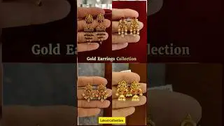Gold earrings designs 2025. Daily wear gold earrings designs. Latest gold earrings collection