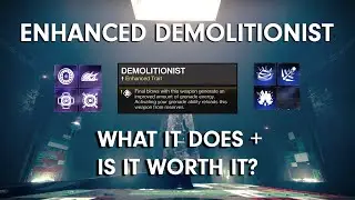 Enhanced Demolitionist - new perk test || Destiny 2: The Witch Queen