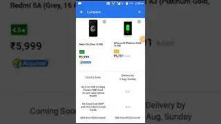 Redmi 5a VS  infocus a3    Comparison videos