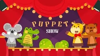 #Puppet Show🐰🐴🐘🐒# New world of joy😍#Ideal kids relished a lot#Their  smile on face worth to watch❤️