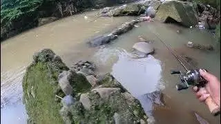 mancing hampal sungai di empang bogor, bendungan cisadane.