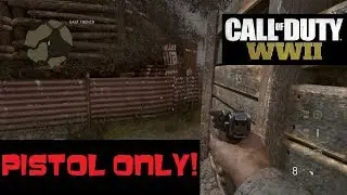 Cod WW2 Beta - PISTOL ONLY Challenge! P-08
