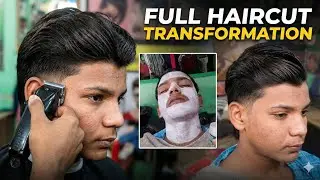 Full Haircut Transformation | Clean Fade Barber Satisfying Video ✂️