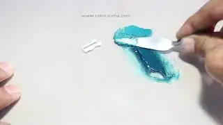 Making Tints Of Cyan By Mixing White With Cyan