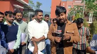 ITI अनुदेशकों, ALT अभ्यर्थियों और कनिष्ठ सहायक परीक्षार्थियों का #UKSSSC घेराव.. 