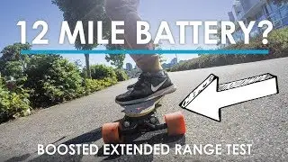 Boosted Board Extended Battery Range Test