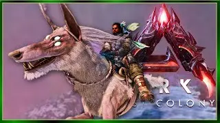 Solwyn Taming and Building Ice Bridges in Ark's Lost Colony...