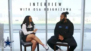Osa Odighizuwa and Nicole Hutchison Interview | Dallas Cowboys 2025