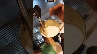 How to make good steam of milk ☕#coffee#[Barista Miraj] #youtubeshorts #views #viral #shorts #video