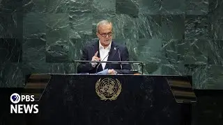 WATCH: Iran 'never sought and will never seek' to build nuclear bomb, Iranian president says at U.N.
