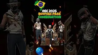 BOOYAH PASS COMBINATION FF🔥☠️| #ff