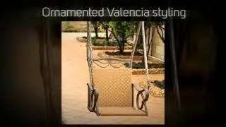 International Caravan Valencia Resin Wicker Swing Chair - 41