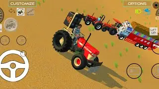 Truck in overloading and 3 tractors power #tractor #truck #overloading 