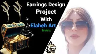 How to make Earrings with Software Matrix 9 jewellery design CAD || Rino || Matrix Tutorial