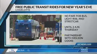 CATS offering free rides on New Year&rsquo;s Eve through Molson Coors&rsquo; program