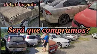 Leilão do Senad, fomos visitar os veículos nos pátios, encontramos um gol gti largado