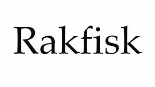 How to Pronounce Rakfisk